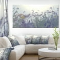 thumbnail image 1 of Summer Flowers in Foggy Light - Large Flower Canvas Wall Art, 1 of 3