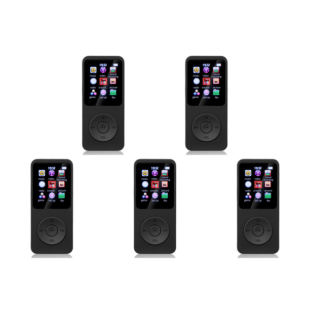 Reproductor MP3 MP4 Compatible con Bluetooth 5.0 Reproductor de música Walkman para estudiantes Regalo para niños