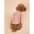 thumbnail image 3 of 1pc Pet Love Heart Design Base Shirt, Suitable For Cats And Dogs, 3 of 5