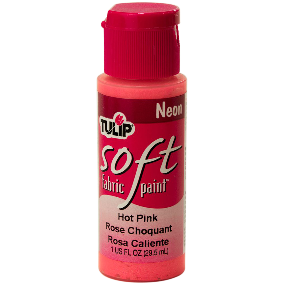 Tulip Soft Fabric Paint 1ozNeon Hot Pink