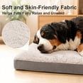 thumbnail image 5 of Exclusivo Mezcla Extra Large Dog Bed with Removable and Washable Cover 56"x40", Orthopedic Pet Bed for Crates, Non-Slip Bottom and Waterproof Liner, Ivory, 5 of 10