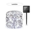thumbnail image 3 of AMERTEER String Lights Deux Modes de Lumière Réutilisables Lumières Solaires Extérieures pour le Jardin, 3 of 12