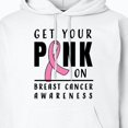 thumbnail image 3 of Inktastic Breast Cancer Awareness Get Your Pink on Adult Hoodie Sweatshirt, 3 of 4