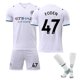 thumbnail image 1 of 2021-2022 No.47 Foden Manchester City Fc Camiseta de fútbol Camiseta de adulto Camiseta de fútbol de visitante Conjunto corto con calcetín-M (170-175 cm)- BmatwkZeng Bmatwk Jersey, 1 of 2