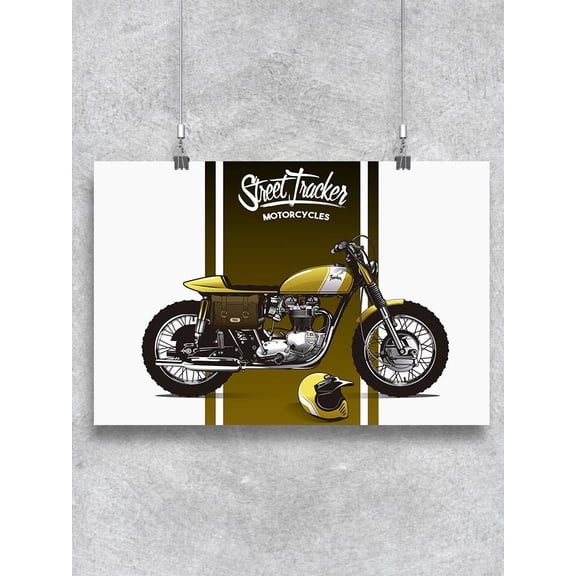 Vintage Street Tracker Poster Poster -Image by Shutterstock