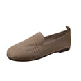 thumbnail image 3 of Women's Loafer Flats Square Toe Comfortable Office Work Shoes, Cute Penny Loafer Slip On Walking Driving Shoes, 3 of 3