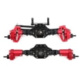 thumbnail image 3 of RC Car Front Rear Axle, Front Rear Axle, With Increased Height And Width Aluminum Alloy Housing For SCX10 II 90046 90047 1/10 RC, 3 of 8
