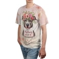 thumbnail image 4 of Happy Mother's Day Pitbull with Flower Crown and Greeting Card All Over Print 3D Shirt Unisex Merch Terrier Dog Lover - 13004, 4 of 6