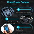 thumbnail image 3 of 2 Pack Ultrasonic Rodent Repellent for Car, Plug-in Mouse Repeller with 3 Power Modes, LED Strobe, Under Hood Use, Black, 3 of 6