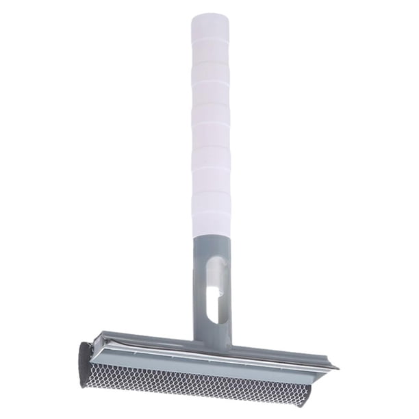 Wartleves Cepillo limpiador de ventanas de coche 3 en 1, para espejo de baño, para ventanas, con pulverizador