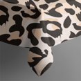 thumbnail image 5 of Beige and Black Of Leopard Print Square Tablecloth,Waterproof Square Table Cover,Wipeable Spillproof Washable Table Cover for Home Kitchen Party Decor 52"x52"(132x132cm), 5 of 6