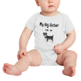 thumbnail image 2 of My Big Sister Is A Miniature Schnauzer Dog Funny Baby Bodysuit Boy Girl Unisex, 2 of 5
