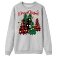 thumbnail image 4 of RXMEKW Chandail de Noël à Capuche pour Femmes Manches Longues Col Rond Haut Imprimé Ensemble Familial Assorti pour Photos de Vacances, 4 of 7