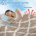 thumbnail image 3 of Modern Beige Geometric Cooling Blanket,Lightweight Breathable Summer Throw Blanket with Double Sided Cold Effect,Abstract Art Morocco Aesthetic Picnic Blankets Bed Sheet for Hot Sleepers 40"x60", 3 of 8