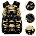 thumbnail image 3 of Lightweight Backpack Skull Bee School Bag Travel Laptop Daypack for Men Women Casual Rucksack, 3 of 6