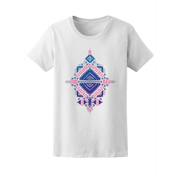 Mexican African Ethnic Ornament T-Shirt Women -Image by Shutterstock, Female Medium