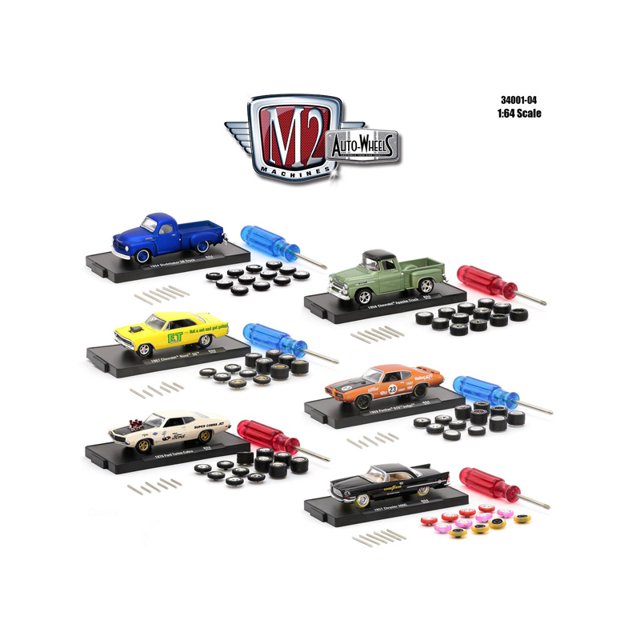 Auto Mods 1969 Chevrolet Camaro SS RS 396 y 1969 Chevrolet Camaro Z / 28, juego de 3 coches con fundas 1/64 modelos de coches a presión de M2 Machines M2 32600-AM04