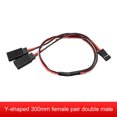 thumbnail image 3 of Cable de extensión servo de 150/200/300/500 mm, caucho de seguridad de 30 núcleos para avión RC Hugtrwg Para estrenar, 3 of 9