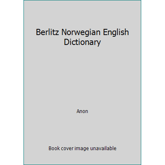 Pre-Owned Berlitz Norwegian English Dictionary (Paperback) 8205070172 9788205070172