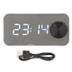 thumbnail image 2 of Reloj despertador con espejo, altavoz inalámbrico Bluetooth, reloj despertador multifunción, altavoz estéreo Bluetooth, tecnología avanzada, 2 of 12