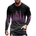 thumbnail image 1 of Hombres Casual Cuello Redondo 3D Impresión Digital Pullover Fitness Deportes Manga Larga Camiseta Blusa Pompotops oipoqjl5470, 1 of 3