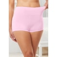 thumbnail image 2 of Comfort Choice Plus Size Comfort Waist 2-Pack Boy Short, 2 of 5