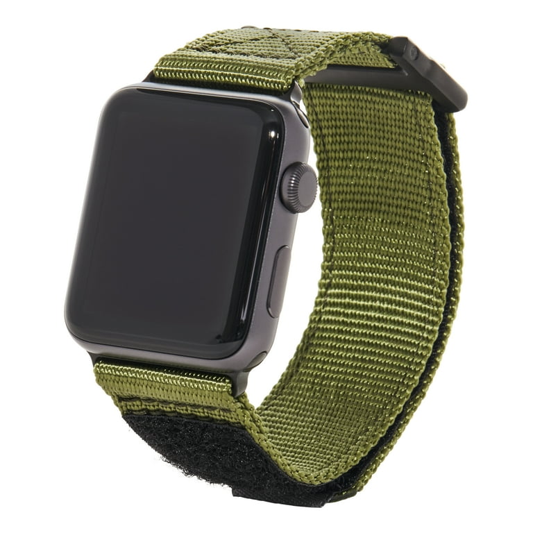 Savior Survival Gear Velcro Watch Band for Apple Watch 42mm 44mm 45mm 49mm Nylon Sport Loop