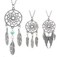 thumbnail image 4 of Collar Farfi étnico atrapasueños para mujer, cadena con alas de plumas, collar para banquete, 2, 4 of 4