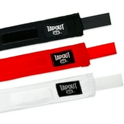 Tapout Multicolor Hand Wraps for MMA & Boxing, 6-Pack: (2) Black, (2) White, (2) Red