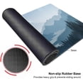 thumbnail image 5 of Landscape Mouse pad XXL Extended Rectangular Gaming Mouse Mat Large Mountain Mousepad Keyboard Office Desktop Waterproof Stitched Edges Desk Pads(Size:35.4x15.7in), 5 of 6