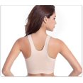 thumbnail image 3 of Sujetador deportivo con cremallera frontal para mujer, sujetador inalámbrico postoperatorio, sujetadores deportivos de yoga activos, 3 of 3