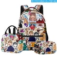 thumbnail image 1 of Music Lovers Backpack, Large Capacity School Bag Boy And Girl School Bag Three Piece SetSinKeeU, 1 of 4