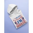 thumbnail image 3 of Not Drunk I'm Patriotic Hoodie Women -Image by Shutterstock, Female Small, 3 of 4