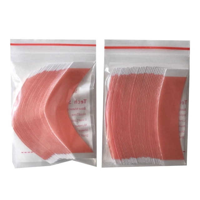 72Pcs/Lot C+CC Super Strong Duo Tac Hair Double Adhesive Fixed Tape Wig Extension Lace Toupee Accessory Invisible Strips