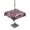 Purple, variant on Outdoor Tablecloth with Umbrella Hole, Red Boho Spillproof Waterproof Outdoor Table Cover, Ethnic Tribal Abstract Traditional Floral Patio Tablecloths for Party Picnic Camping, Rectangle 52"x70"