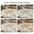 thumbnail image 7 of ODIKA Beige Vintage Decorative Boho Frame Curled Leaves Arrangement for King Size Bedroom, Master Suite, Under Bed, Foldable Easy Care, 7 of 7
