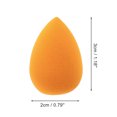 thumbnail image 2 of Unique Bargains 10 Pcs Mini Face Makeup Sponge for Bedrooms Orange Hydrophilic Non-latex, 2 of 5