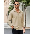 thumbnail image 2 of COOFANDY Men's Long Sleeve Casual Shirts Wrinkle Free Buttton Down Shirts Stylish Shirts for Men, 2 of 6