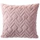 thumbnail image 1 of Nvzi 2 fundas de almohada geométricas con mechones bordados, clásicas y atemporales, fundas de almohada simples de color puro de 17,72 x 17,72 pulgadas (polvo de piel), 1 of 5