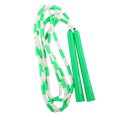 thumbnail image 3 of Corde à Sauter Réglable Perlée pour Exercice Entraînement Physique Vert + Blanc, 3 of 9