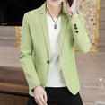 thumbnail image 5 of 2024 High Quality Stylish and Handsome Korean Men‘s Jacket Casual Suit Single Korean Men‘s Suit Plankton Handsome Coat  M-3XL, 5 of 6