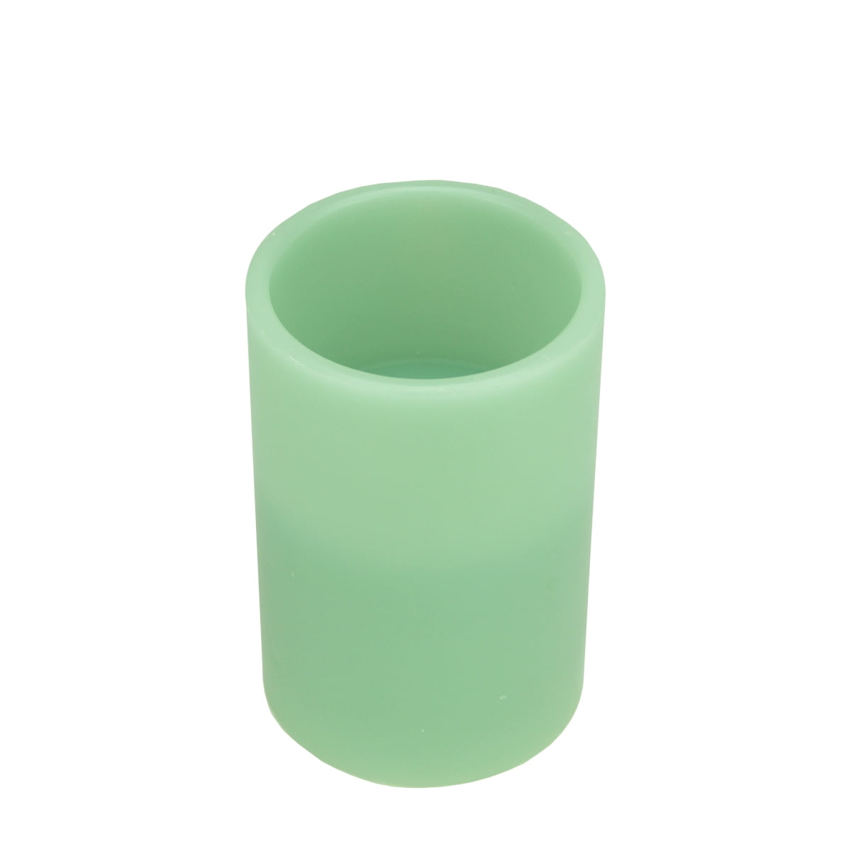 6" Sage Green Battery Operated Flameless LED Lighted Flickering Wax