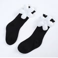 thumbnail image 4 of B91xZ Unisex Crew Socks Washable Merino Wool Infant Toddler Kids Socks,Red Large, 4 of 5