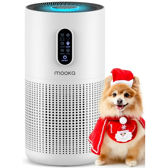 Purificador de aire MOOKA B-D03 para habitaciones grandes de hasta 1500 pies cuadrados con aromaterapia