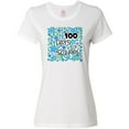 thumbnail image 3 of Inktastic 100 Days of School Stars in Blue Women's T-Shirt, 3 of 5