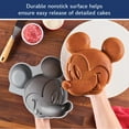 thumbnail image 3 of Farberware Disney Mickey Mouse 3D Cake Pan, Dishwasher Safe and Oven Safe to 450°F, Gray, 3 of 8