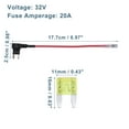 thumbnail image 5 of Unique Bargains 2 Set 32V Unversial Mini Fuse Adapter Tap Fuse Kit with 20A Blade Style Fuses for Cars Boats, 5 of 6