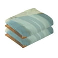 thumbnail image 2 of Cotton Bath Towels Soft Face Towel Absorbent Quick Dry Beagle Dog Read Book on Chair 16"x28" 2 Pack, 2 of 8