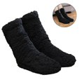 thumbnail image 2 of 1 Pair Non Slip/skid Socks, Winter Fluffy Cozy Fleece Socks, Plush Thick Warm Floor Socks, 2 of 5
