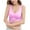 Pink, variant on Censtreet Women's Front Closure Bras Posture Full Coverage Plus Size Underwire Unlined Back Support Seamless Bra